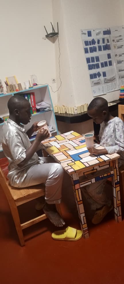 Group activities at camp