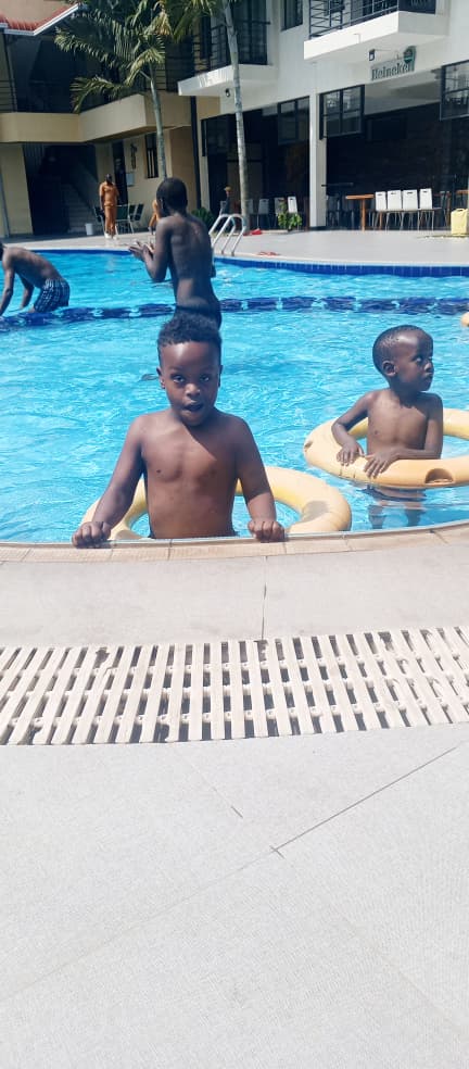 Children playing field games